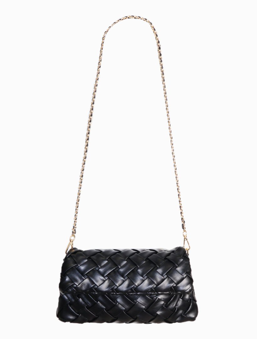 Amber Woven Bag Black - Zjoosh