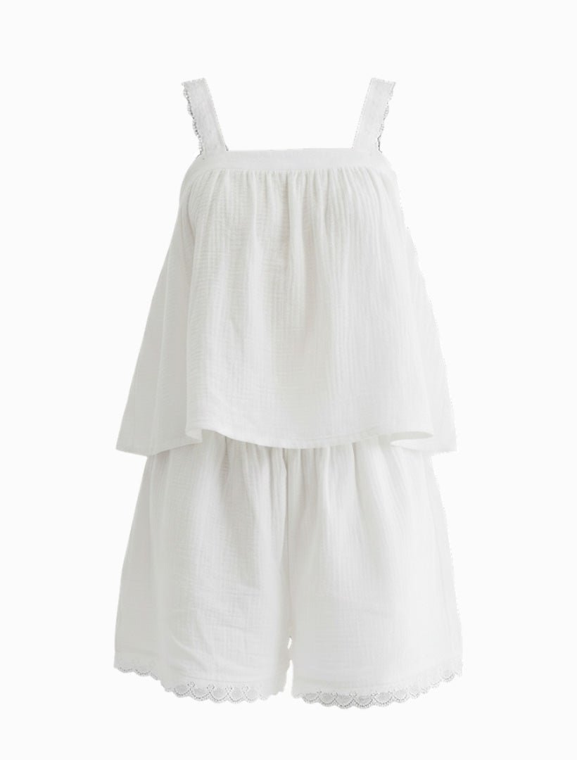 Amelia Night Set White - Zjoosh