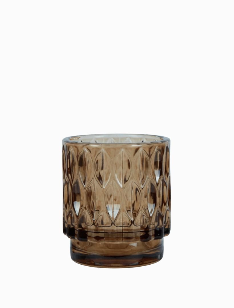 Ashi Tealight Holder Burnt Sienna Small - Zjoosh