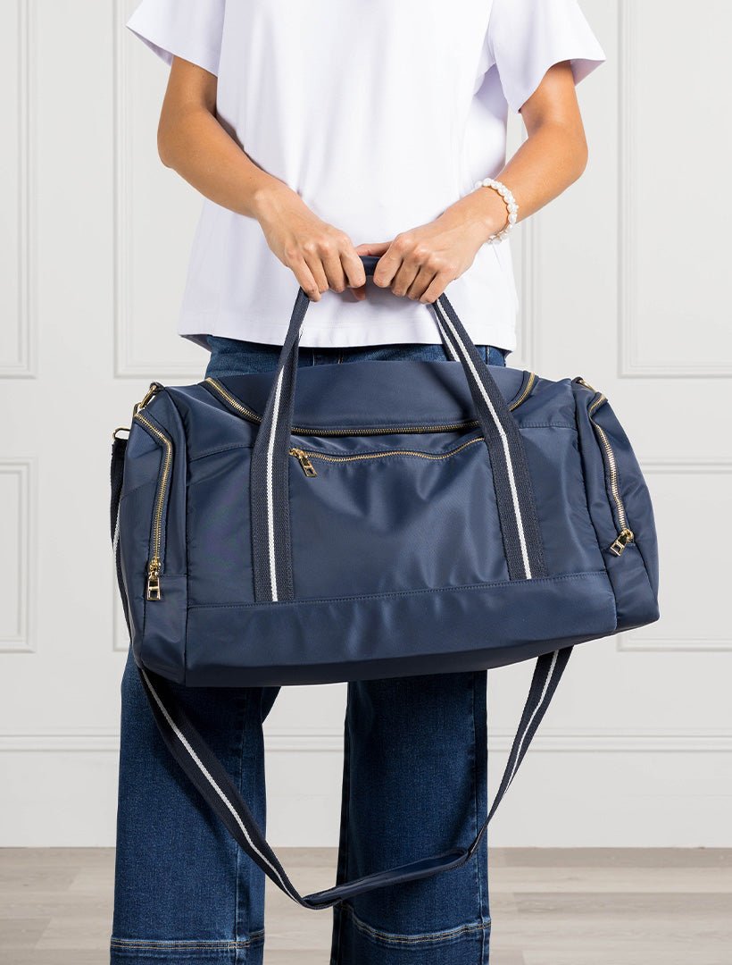 Ashton Gym Bag Navy - Zjoosh