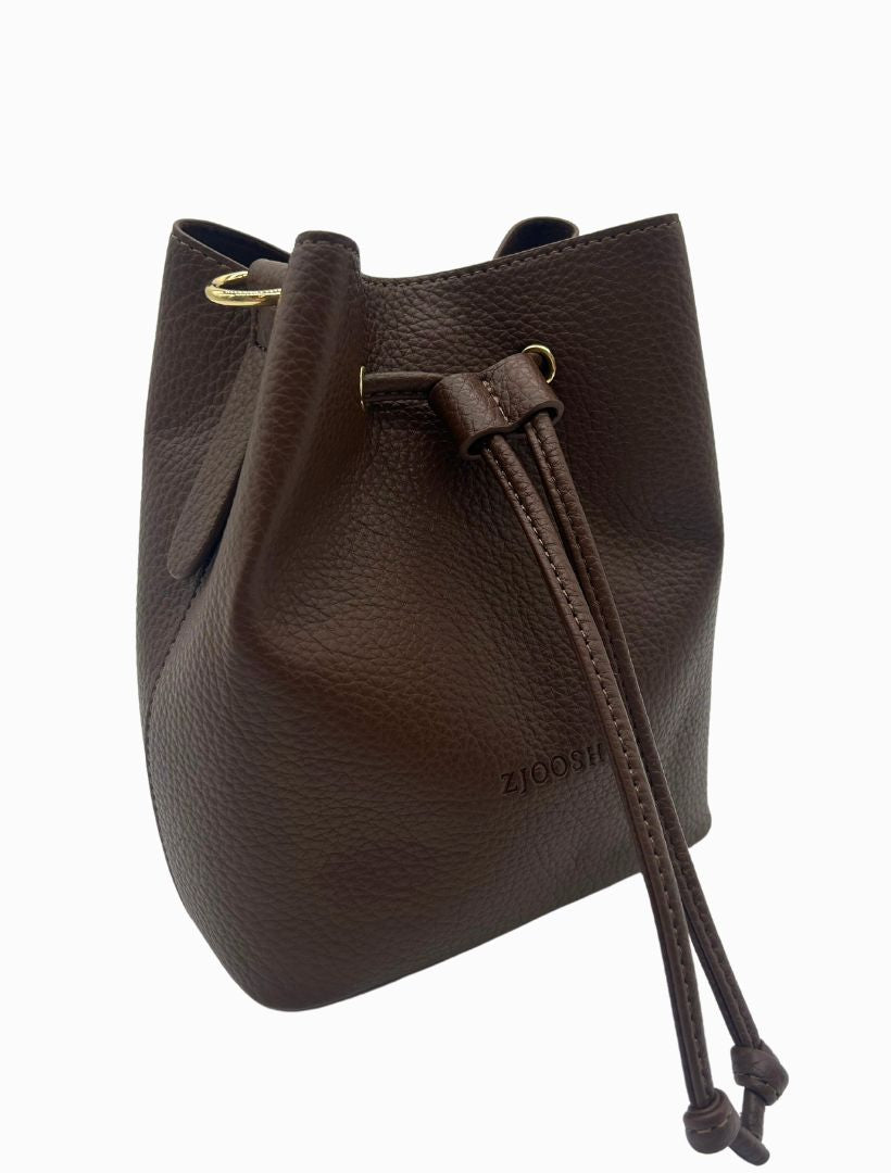 August Cross Body Bag Chocolate - Zjoosh