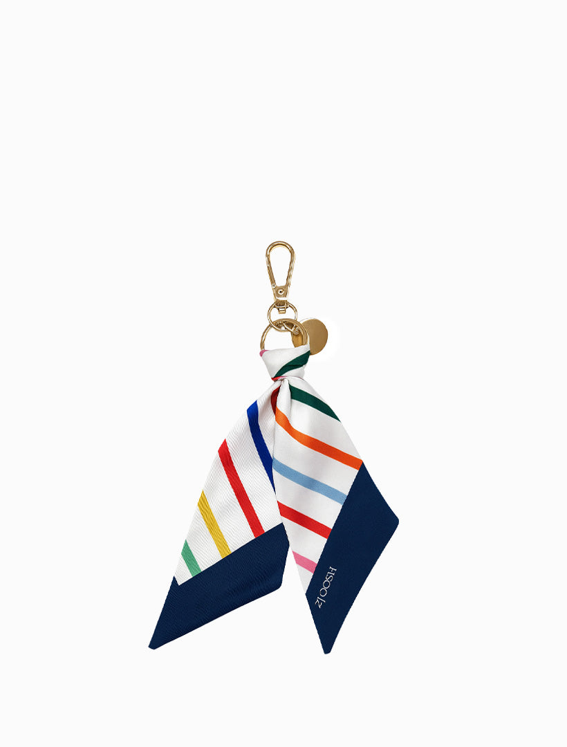 Twilly Bag Charm Multi Stripes