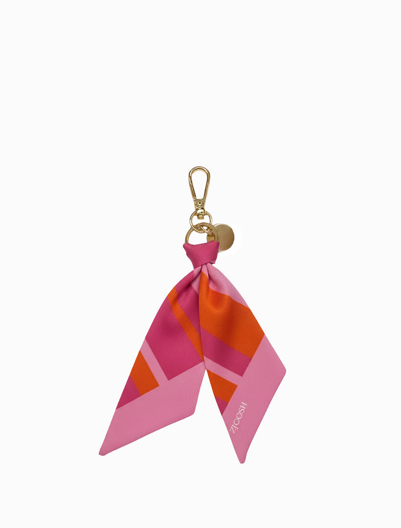 Twilly Bag Charm Lemonade Stripes