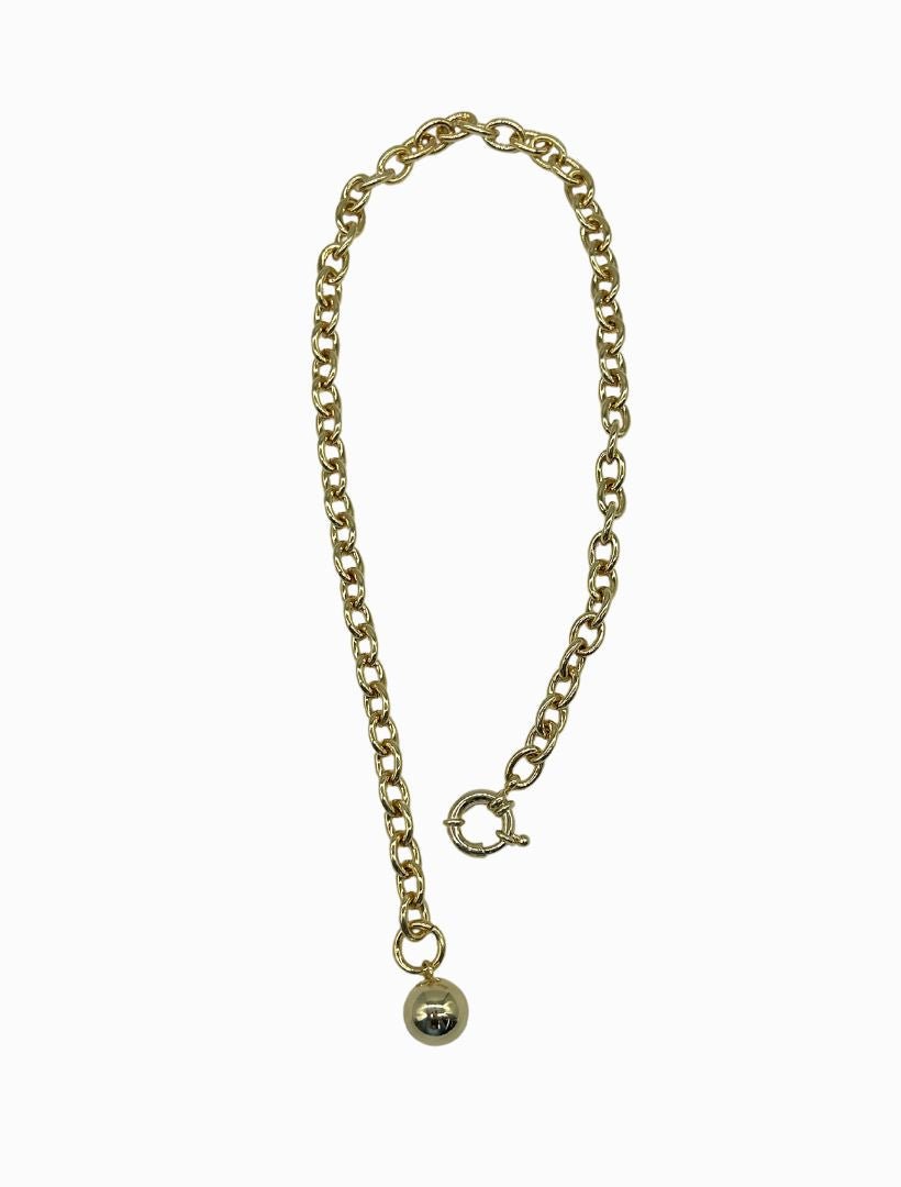 Ball Necklace Gold - Zjoosh