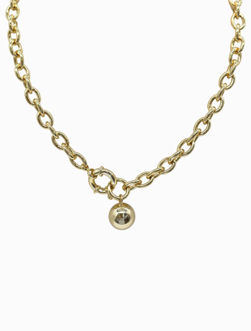 Ball Necklace Gold