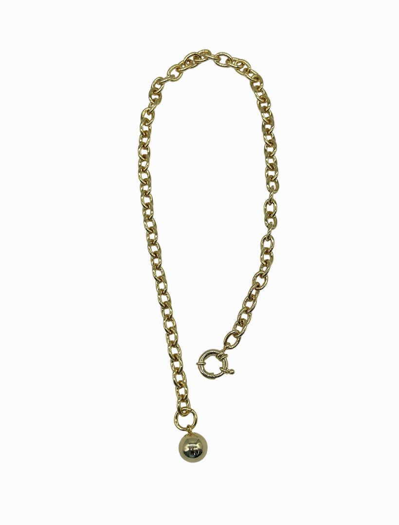 Ball Necklace Gold