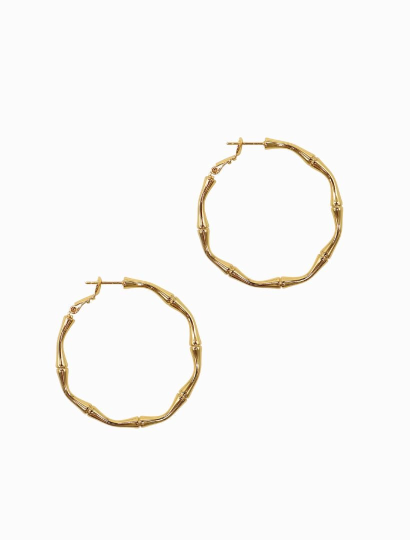 Bamboo Hoops Gold - Zjoosh