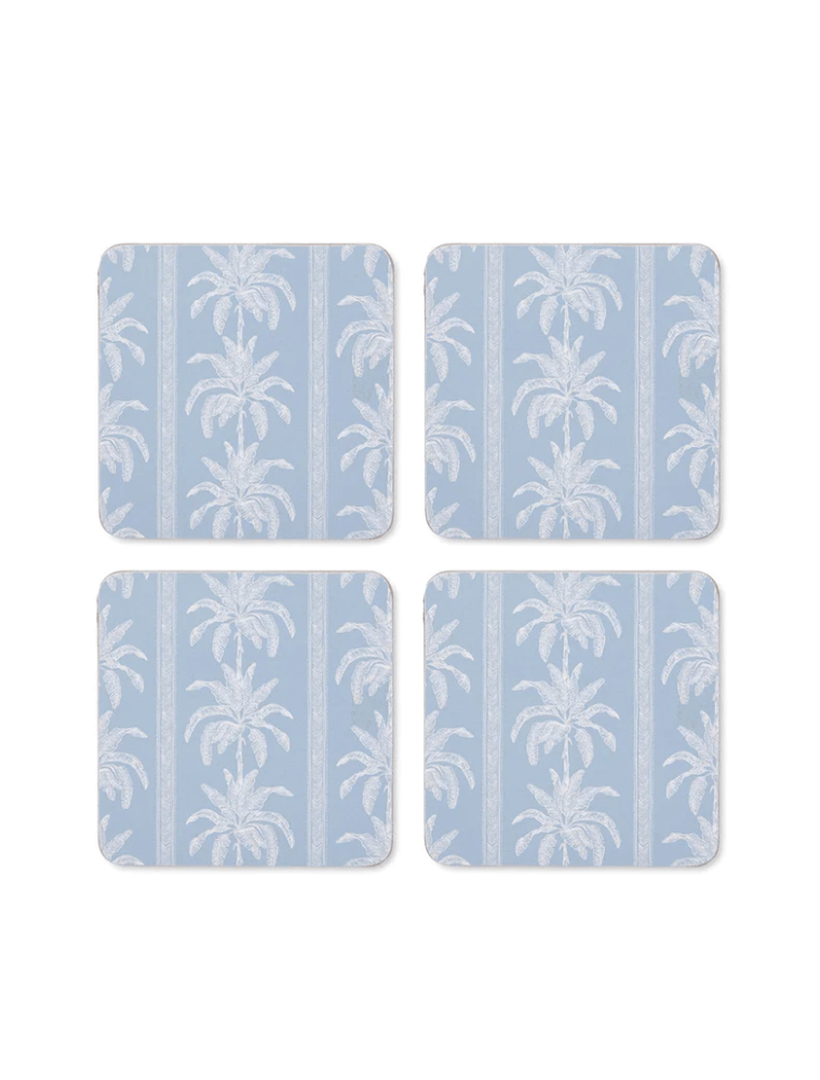 Banana Tree Square Coaster Set 4 - Zjoosh