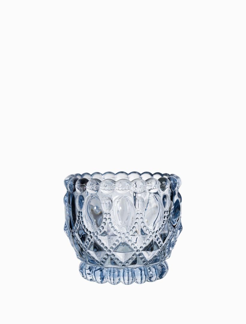 Baroque Tealight Holder Blue - Zjoosh