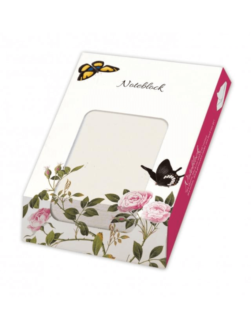 Bekking &amp; Blitz Fitzwilliam Museum Noteblock Roses In Bud and Bloom - Zjoosh