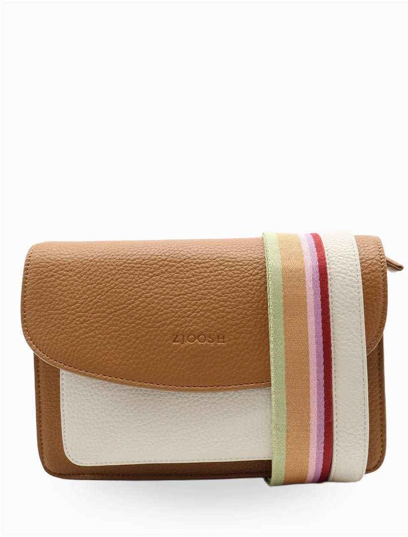 Bella Bag White Tan - FINAL SALE - Zjoosh