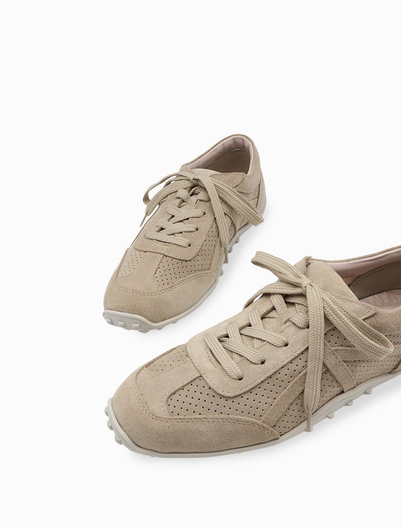 Bianca Driving Sneaker Beige - Zjoosh