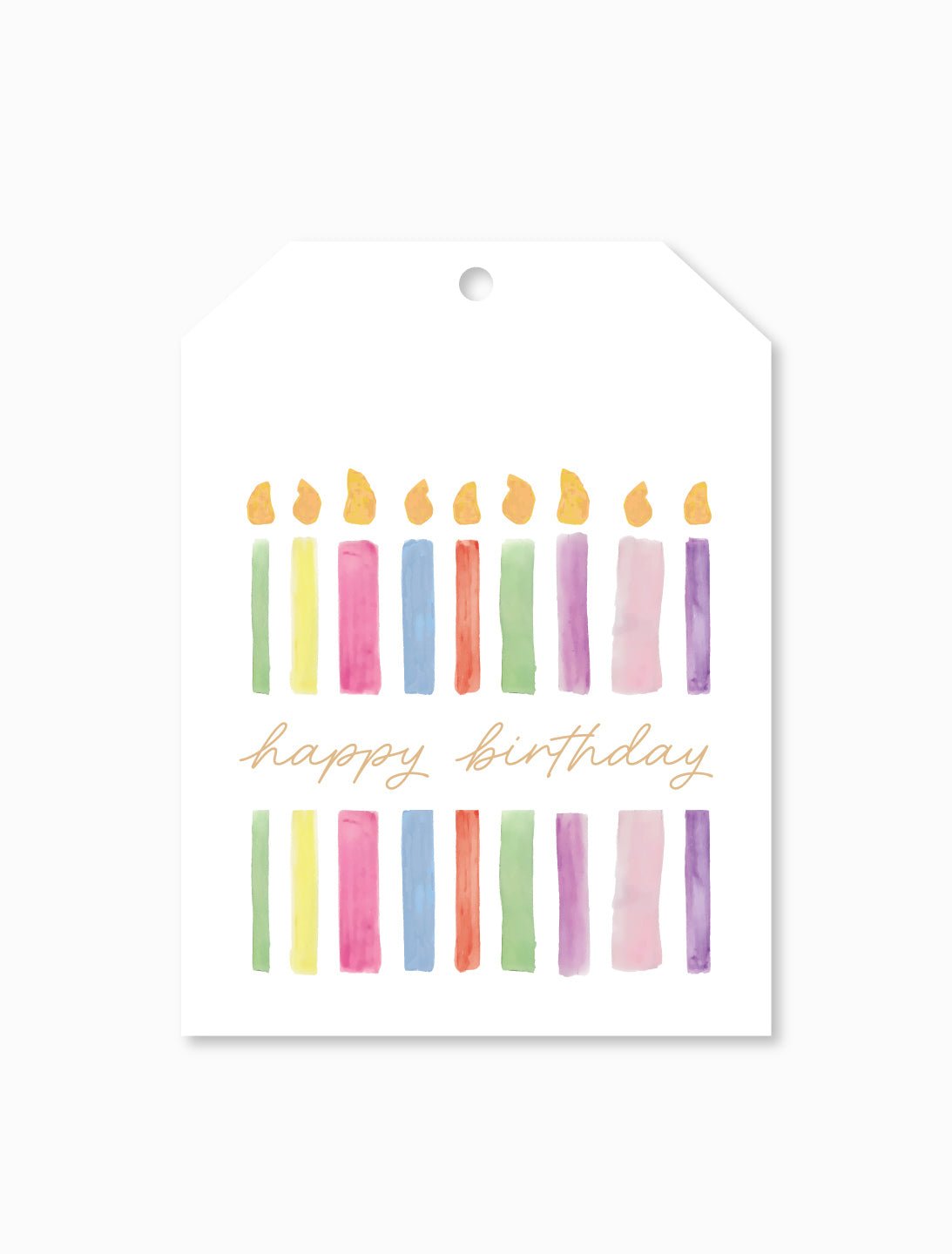 Birthday Candles Tag - Zjoosh