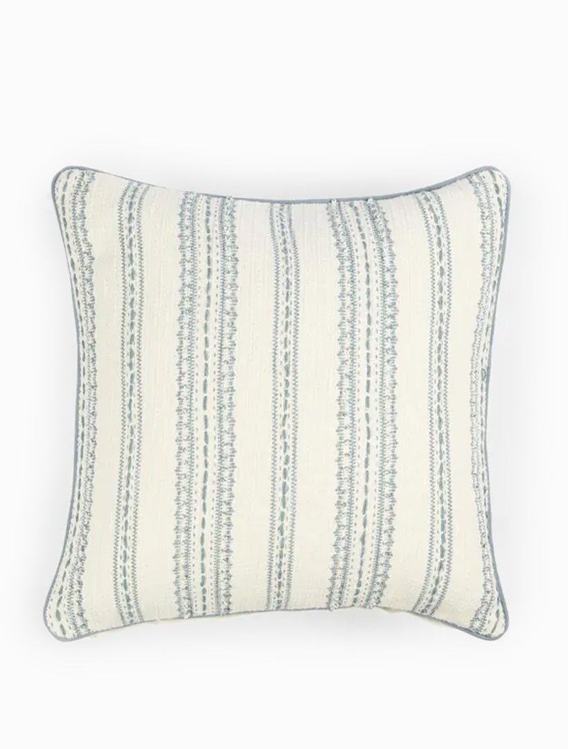 Bluebell Cushion Natural Blue 50cm x 50cm - Zjoosh