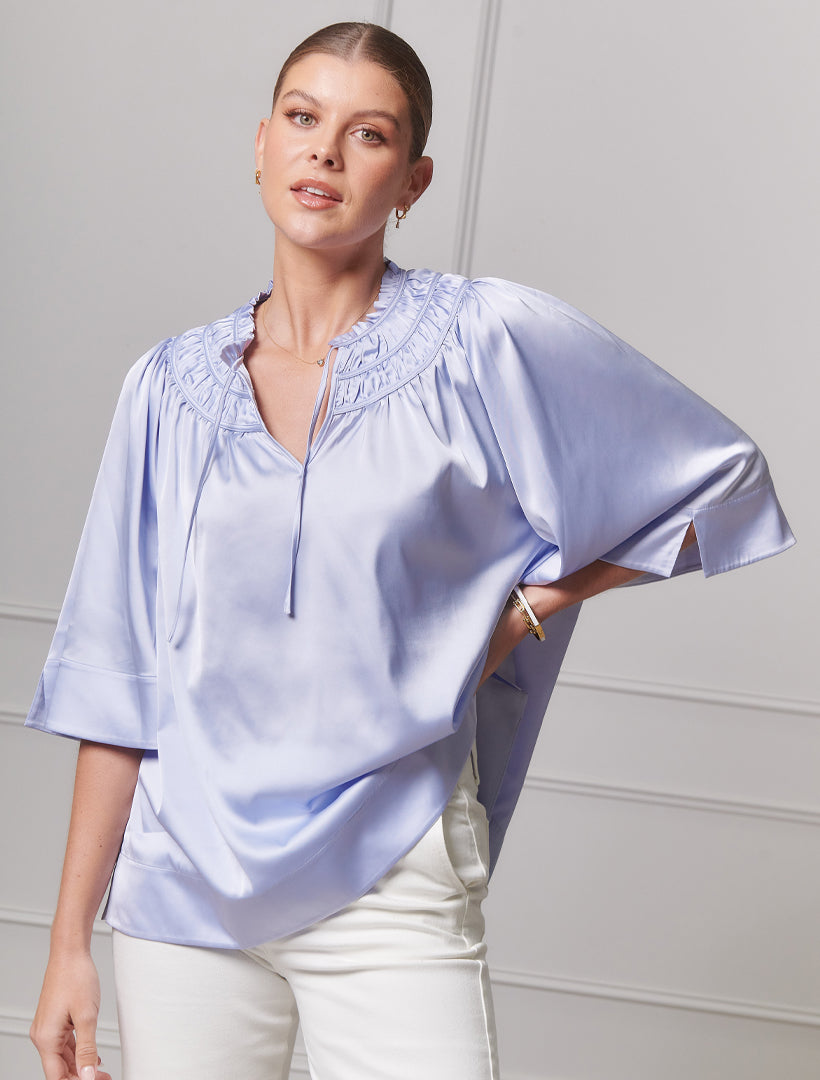 Lillibet Top Blue