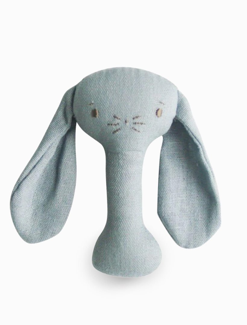 Bobby Bunny Stick Rattle Grey - Zjoosh