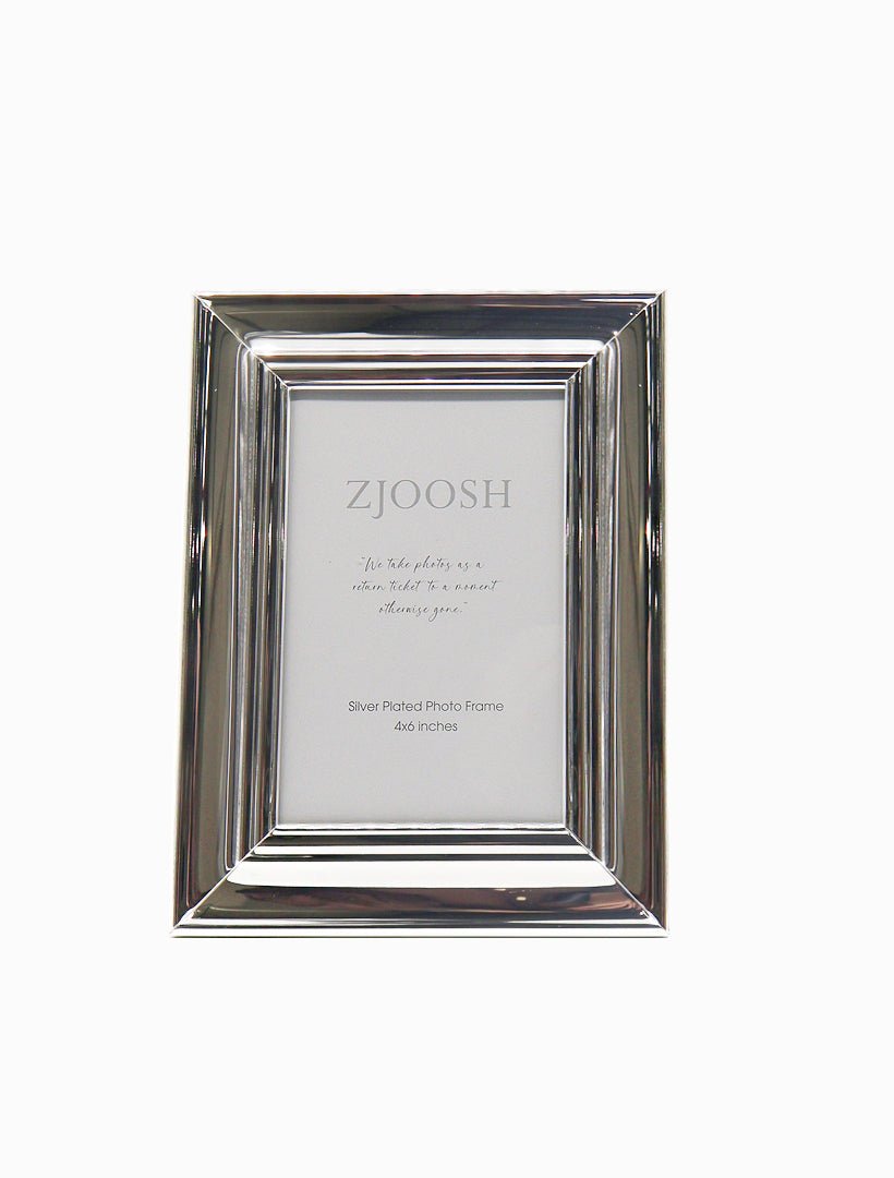 Bomley Photo Frame Silver 4x6 - Zjoosh