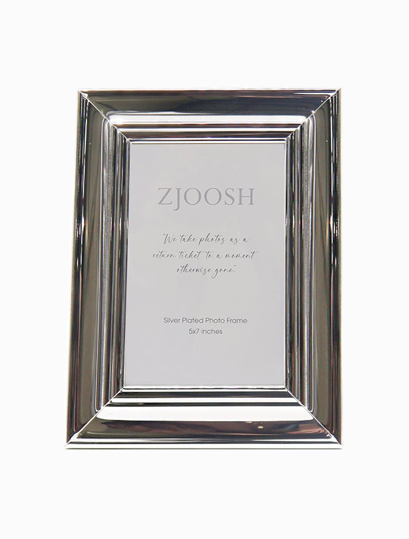 Bomley Photo Frame Silver 5x7 - Zjoosh