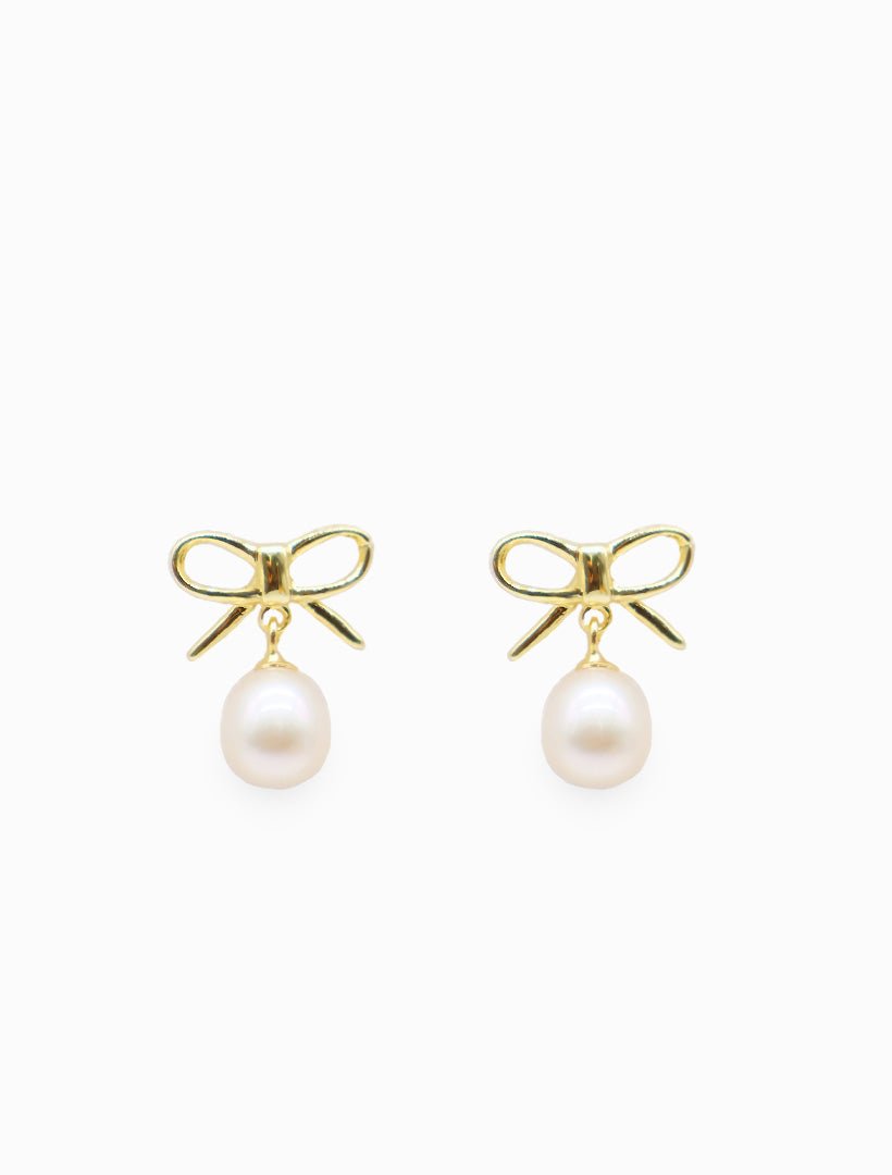 Bow Pearl Drops - Zjoosh