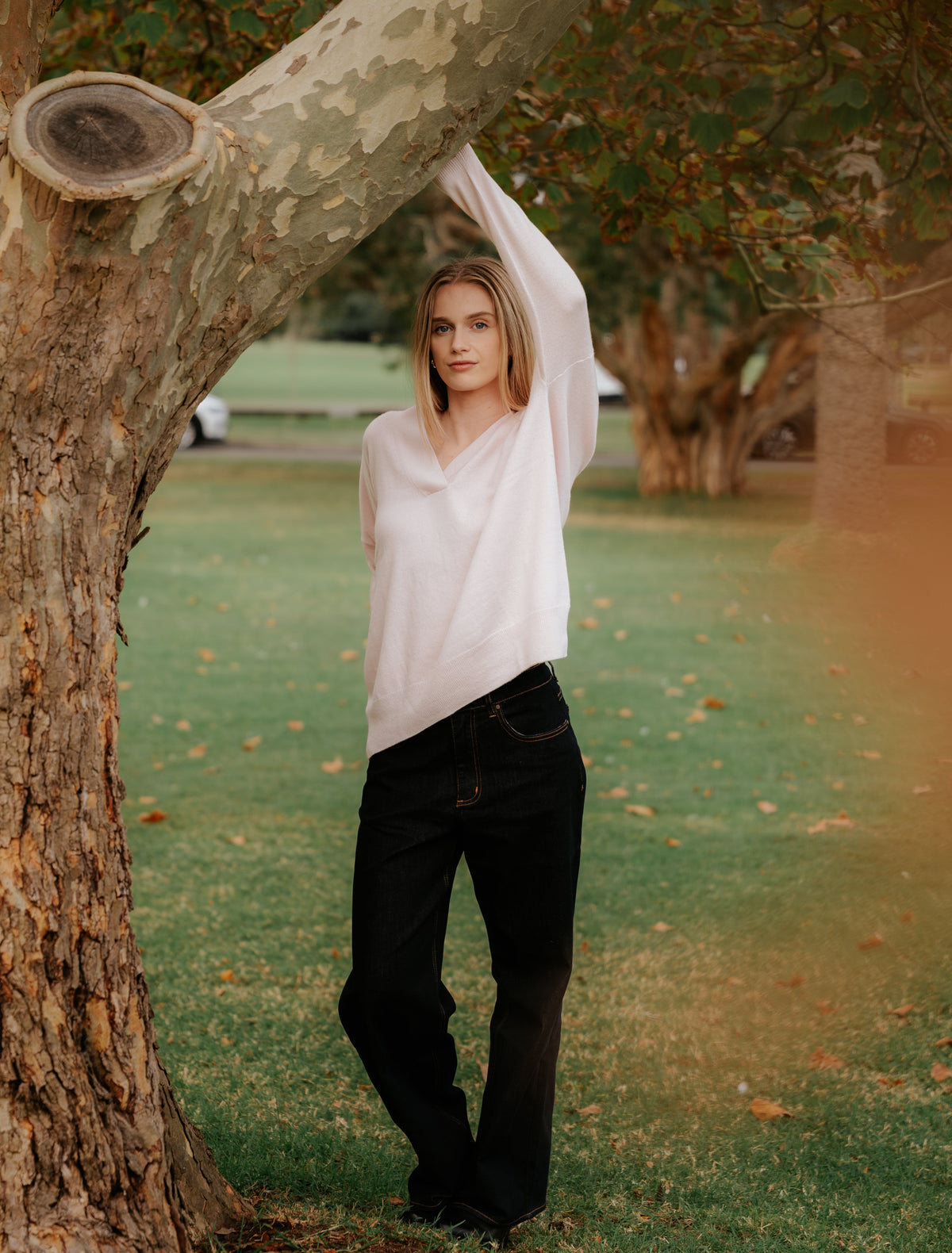 Boyfriend Cashmere Jumper Parfait Pink - Zjoosh