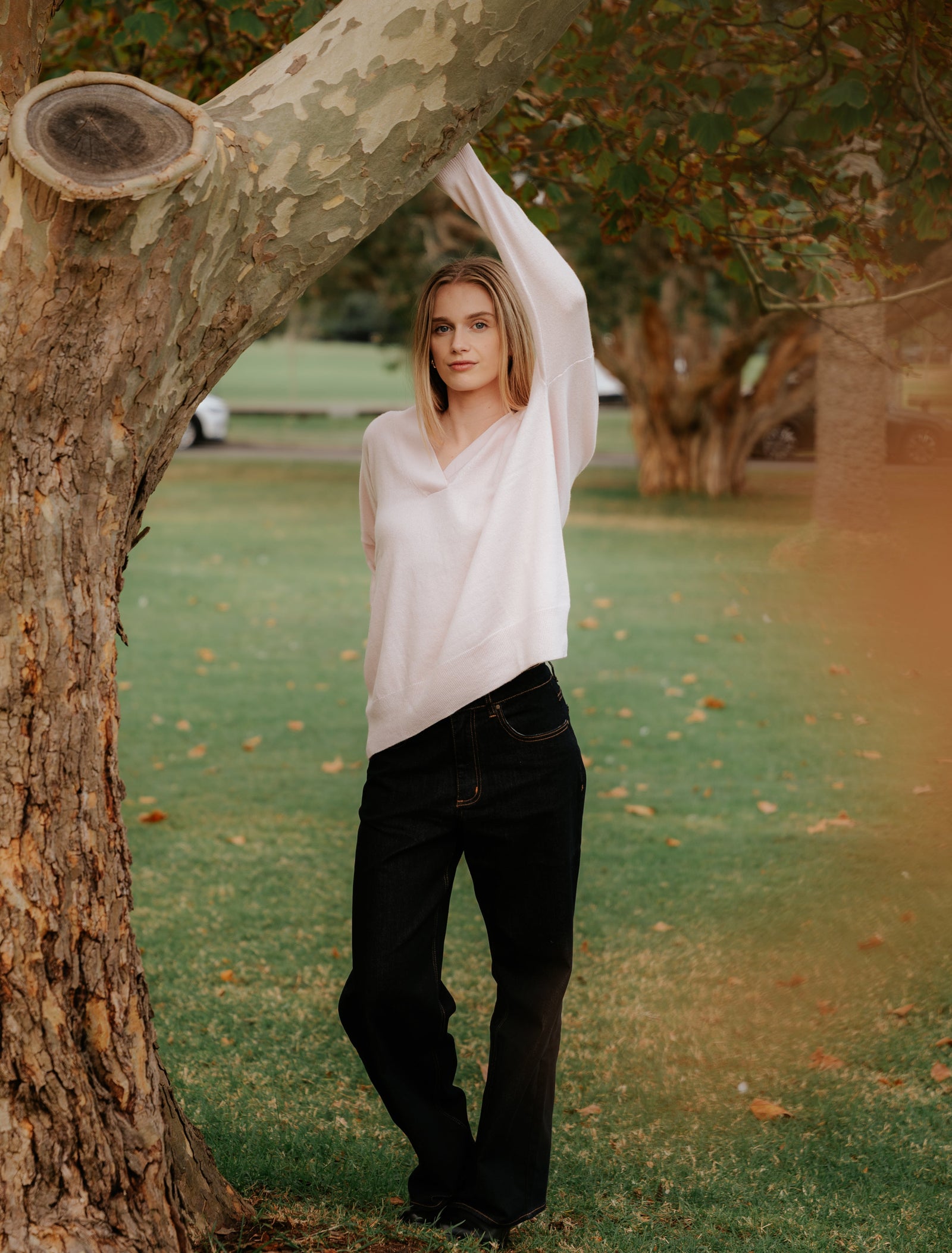 Boyfriend Cashmere Jumper Parfait Pink - Zjoosh