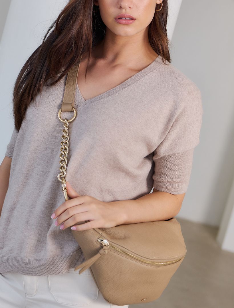 Brandi Sling Bag Hazelnut - Zjoosh