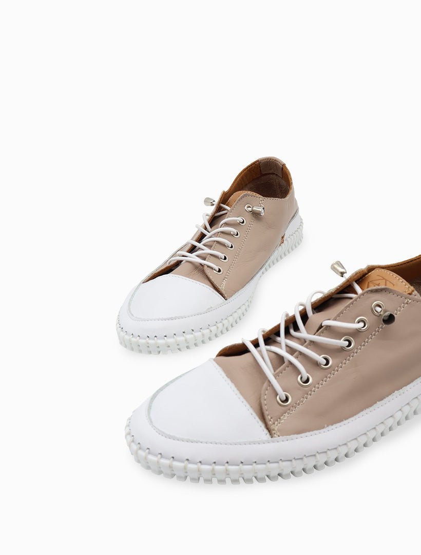 Brooklyn Sailing Sneaker Beige - Zjoosh