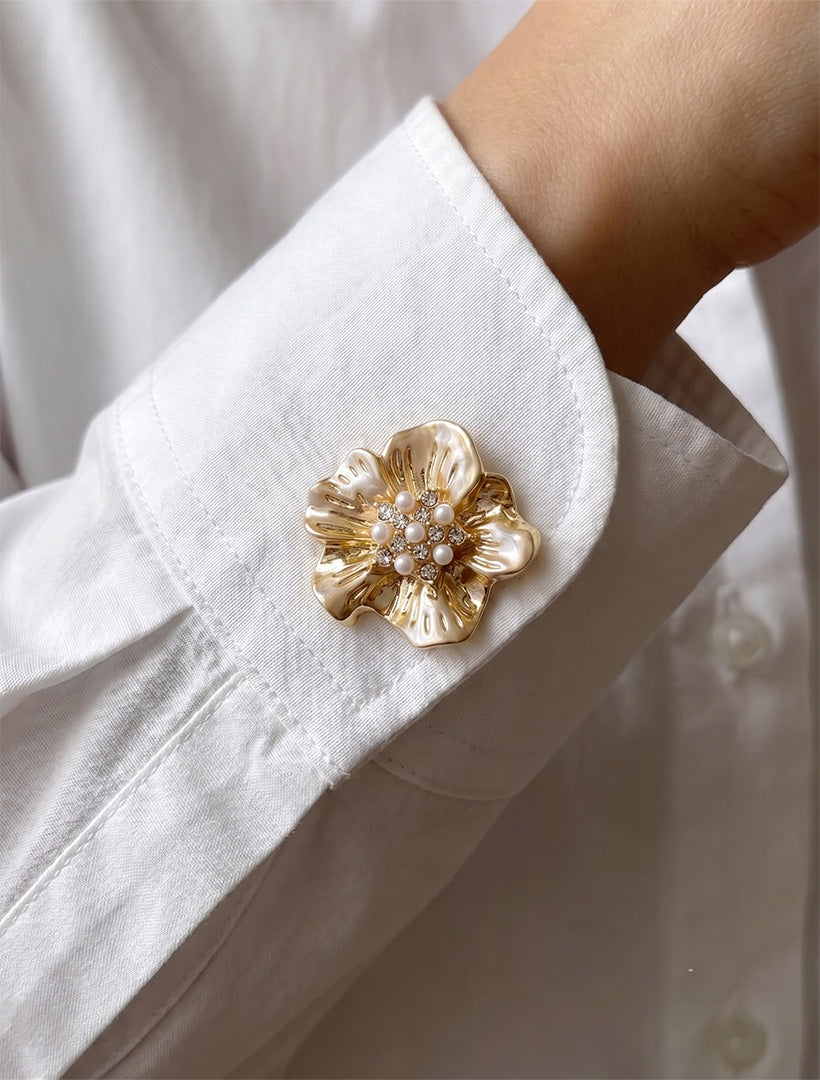 Camellia Button Cover Set of 2