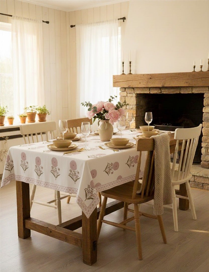 Camellia Grove Tablecloth 150cm x 320cm - Zjoosh