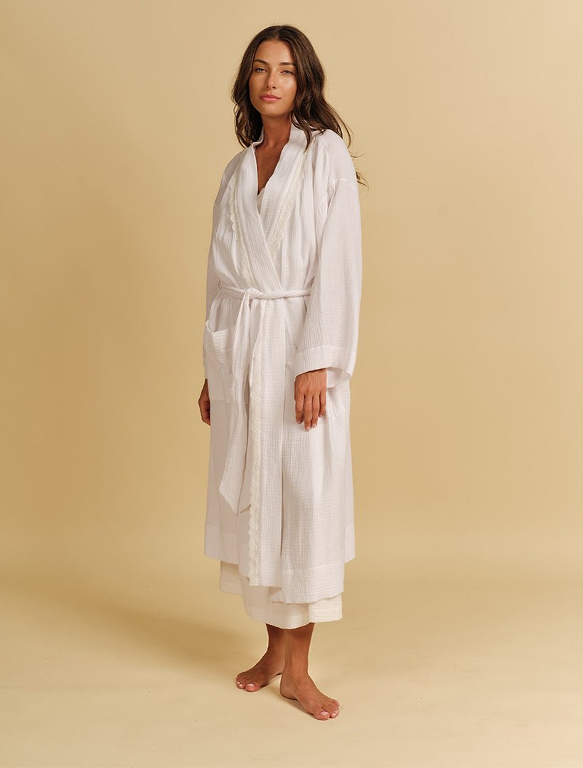 Camille Robe White Free Size - Zjoosh