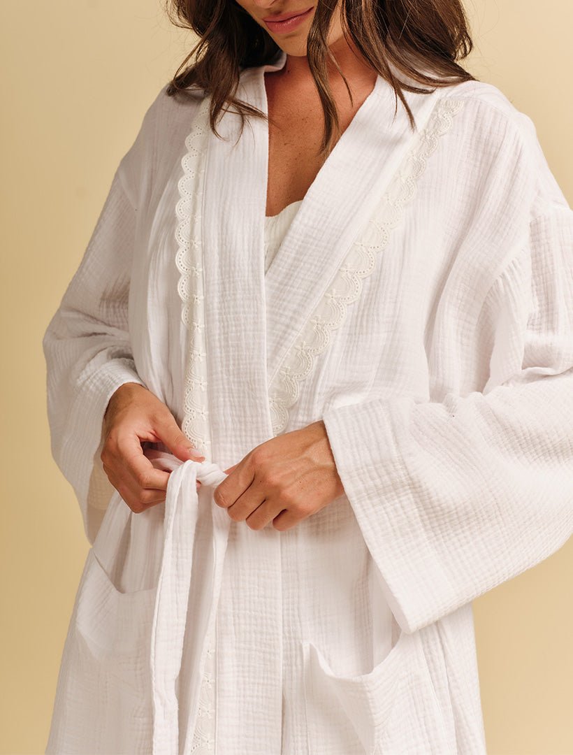 Camille Robe White Free Size - Zjoosh