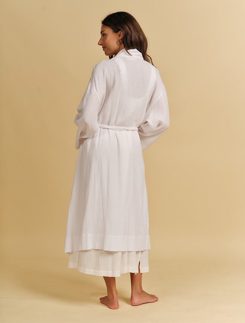 Camille Robe White Free Size - Zjoosh