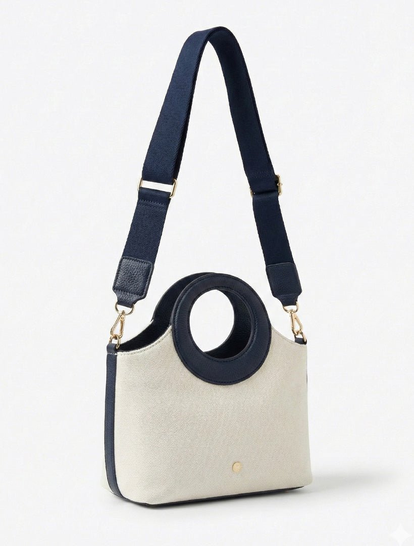 Candice Bag White Navy - Zjoosh