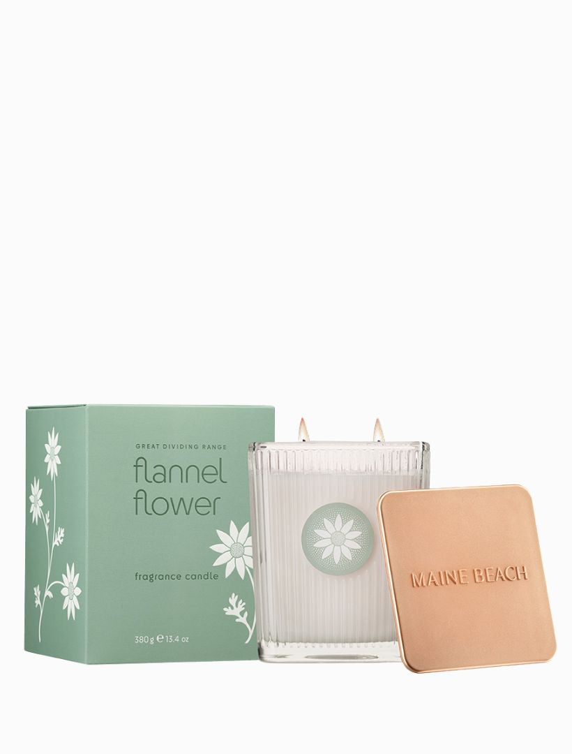 Maine Beach Flannel Flower Soy Candle 380g