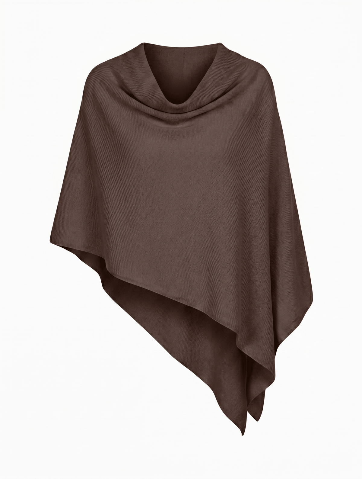 Cashmere Ponchette Chocolate - Zjoosh