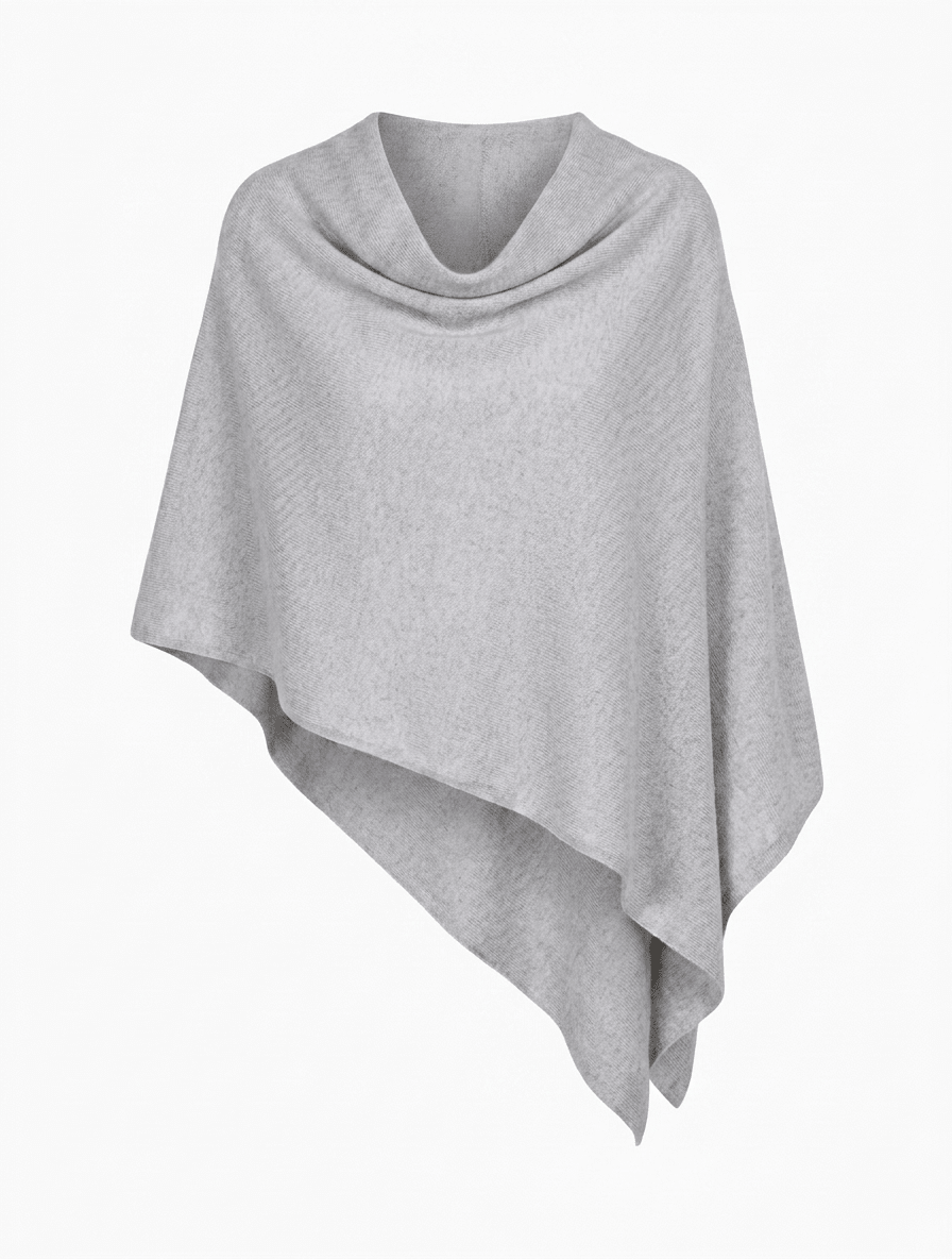 Cashmere Ponchette Grey - Zjoosh