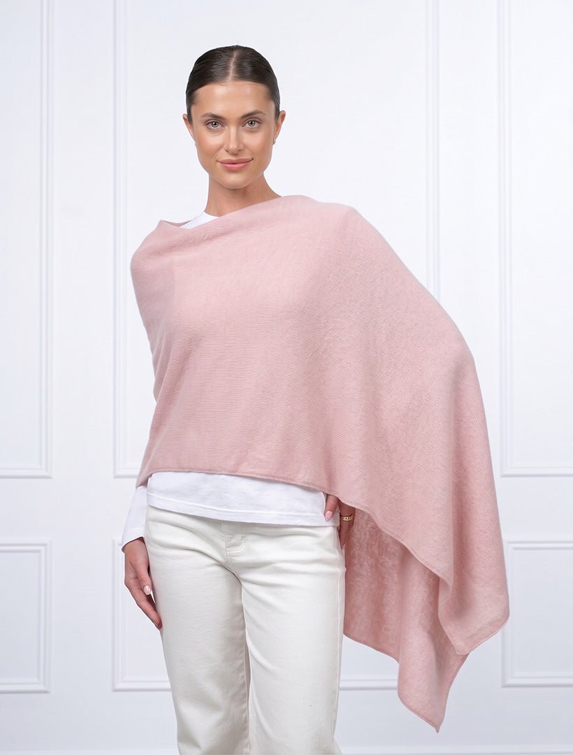 Cashmere Ponchette Parfait Pink - Zjoosh