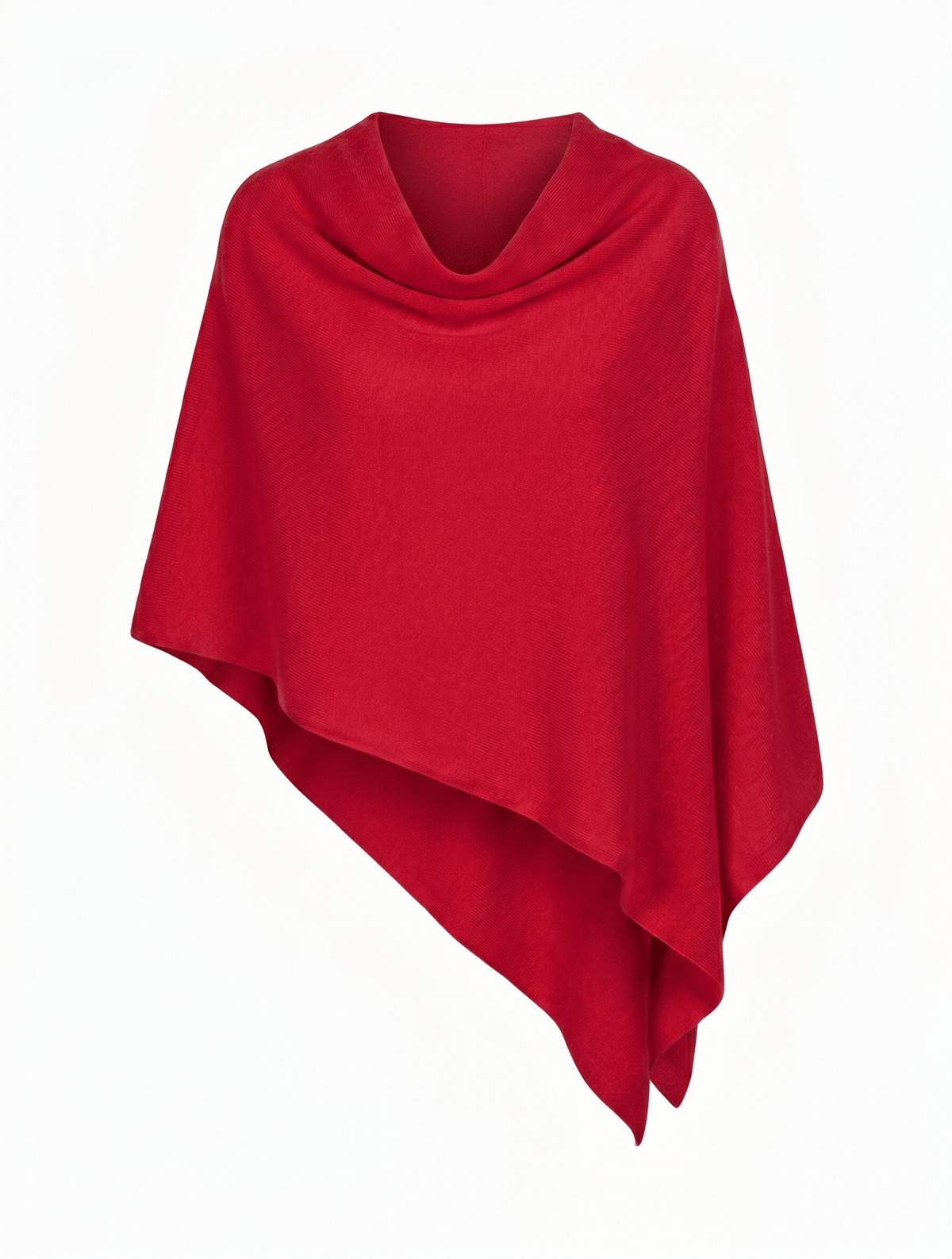 Cashmere Ponchette Red - Zjoosh