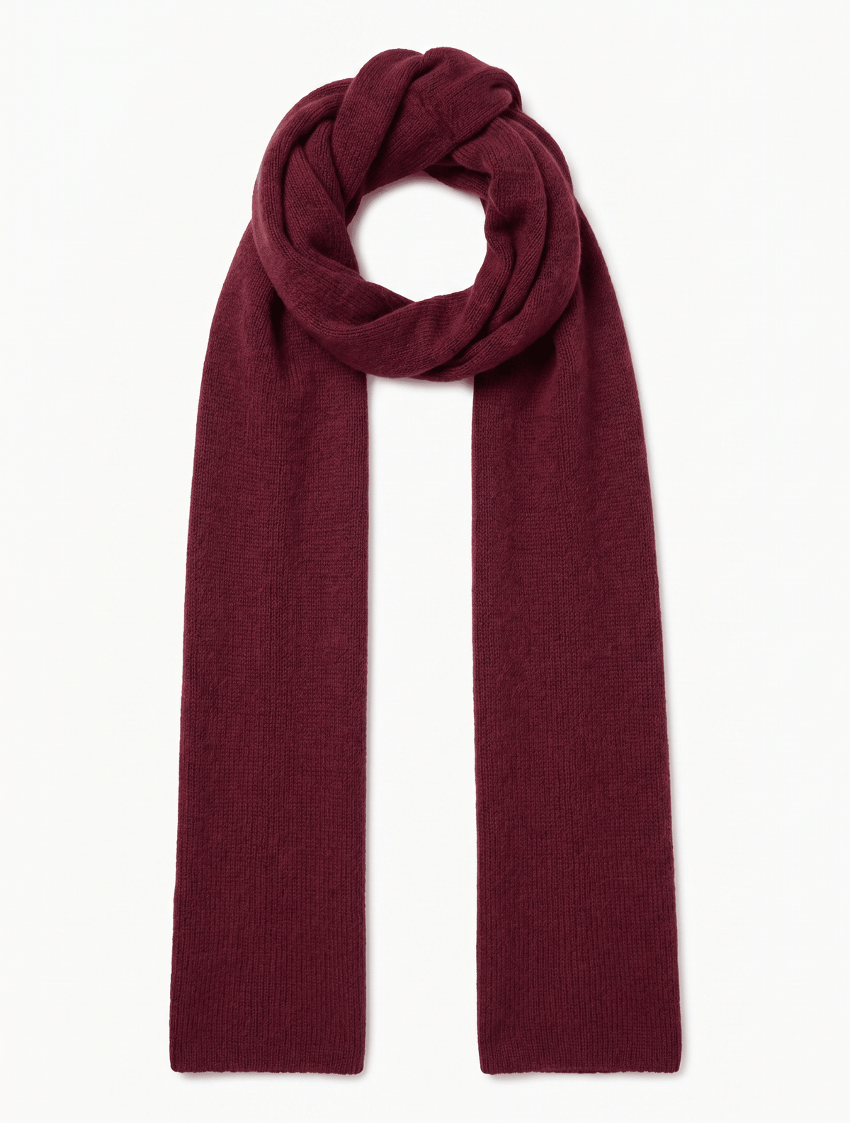 Cashmere Scarf Burgundy - Zjoosh