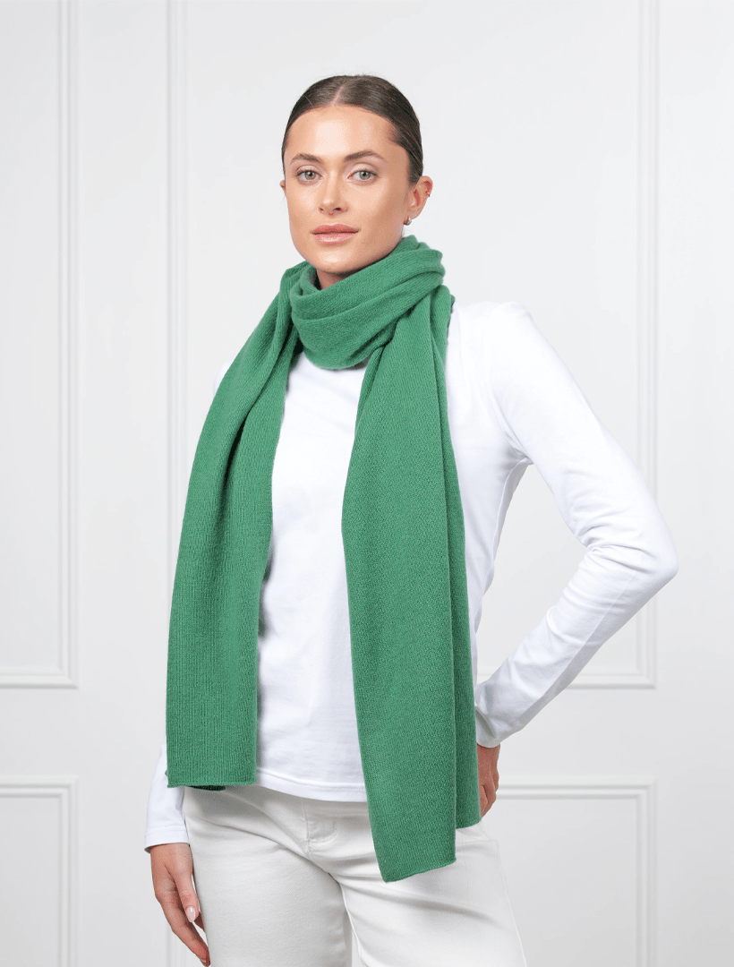 Cashmere Scarf Green - Zjoosh