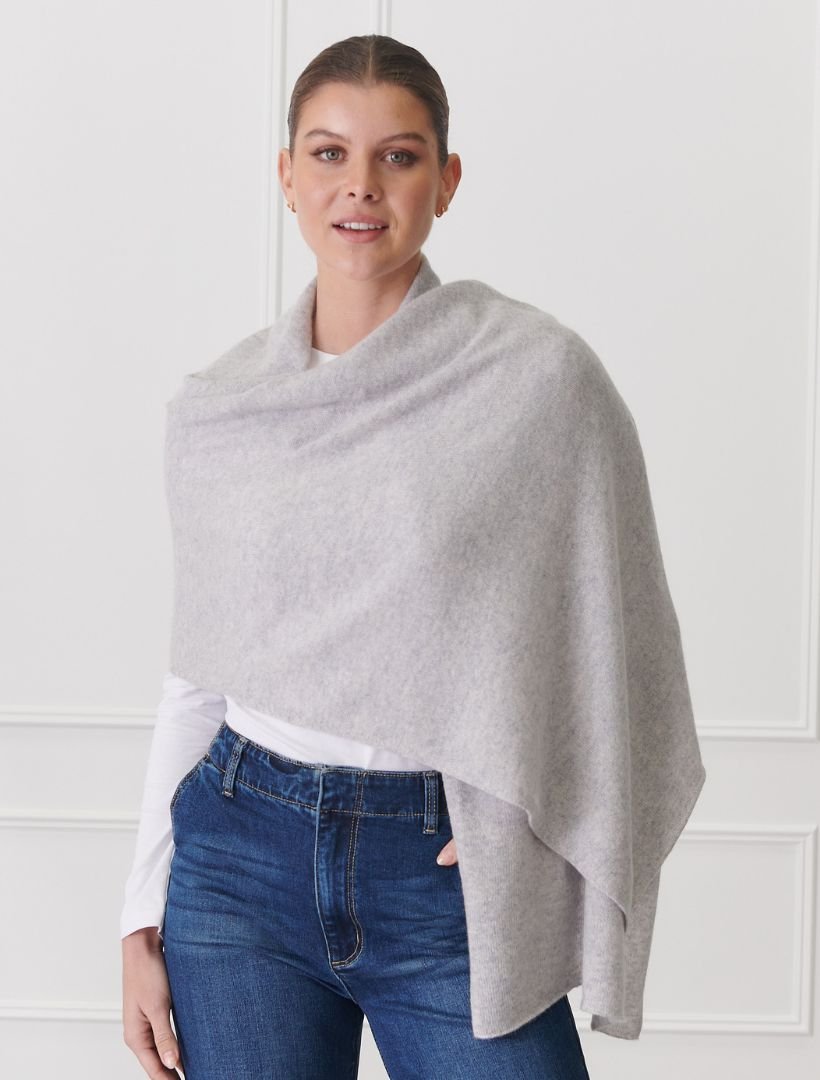 Cashmere Scarf Grey - Zjoosh