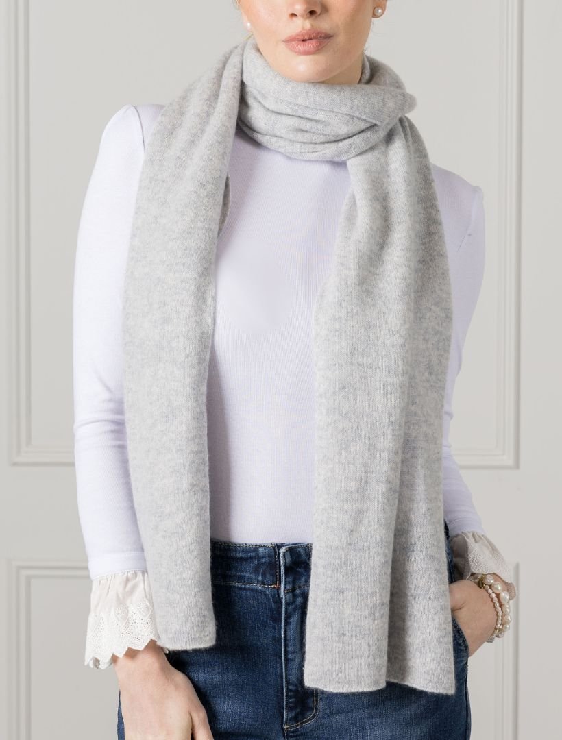 Cashmere Scarf Grey - Zjoosh