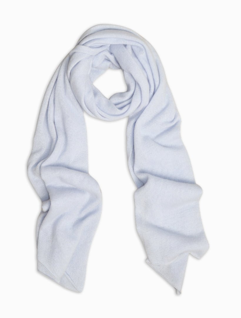 Cashmere Scarf Pale Blue - Zjoosh