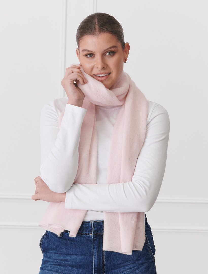 Cashmere Scarf Parfait Pink - Zjoosh