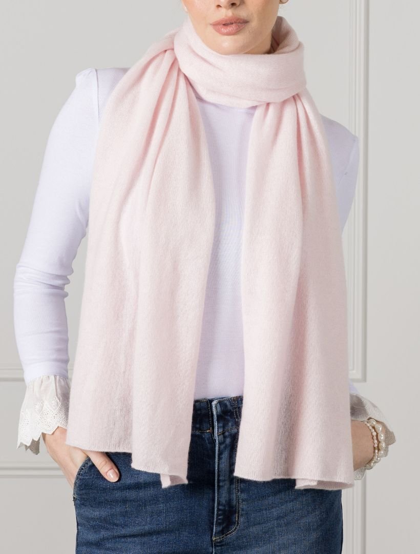 Cashmere Scarf Parfait Pink - Zjoosh