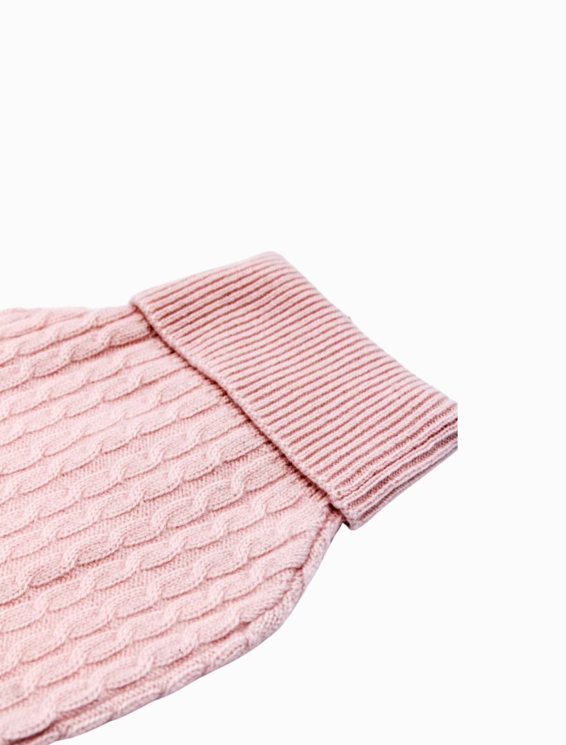 Cashmere Hot Water Bottle Cover Pink