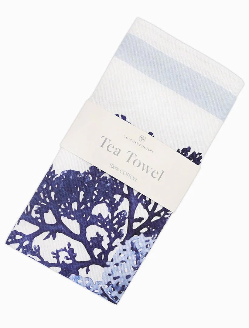 CC Botanical Tea Towel Aquatic - FINAL SALE - Zjoosh