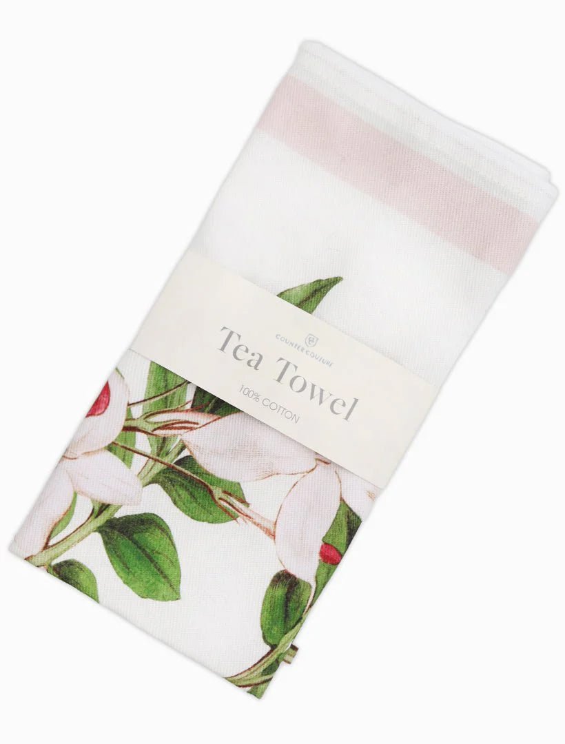 CC Botanical Tea Towel Jasmine - FINAL SALE - Zjoosh