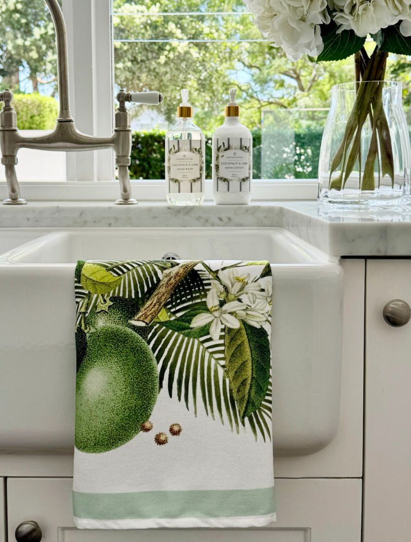 CC Botanical Tea Towel Limes - Zjoosh