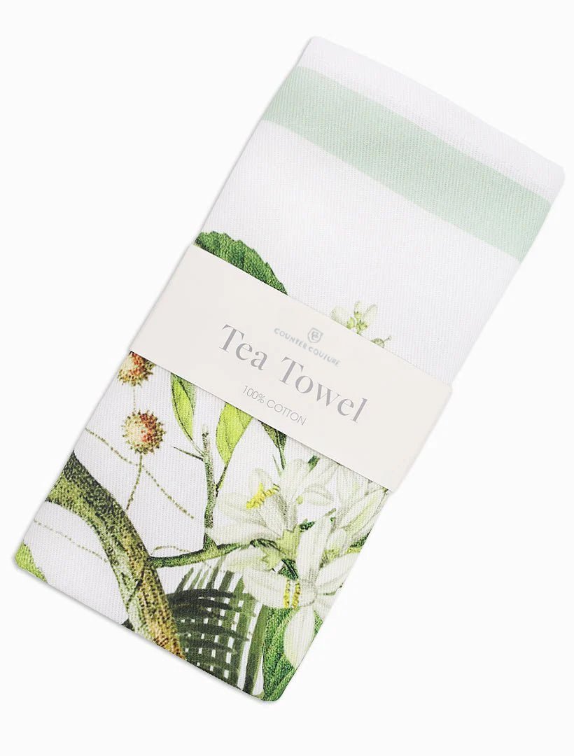 CC Botanical Tea Towel Limes - FINAL SALE - Zjoosh